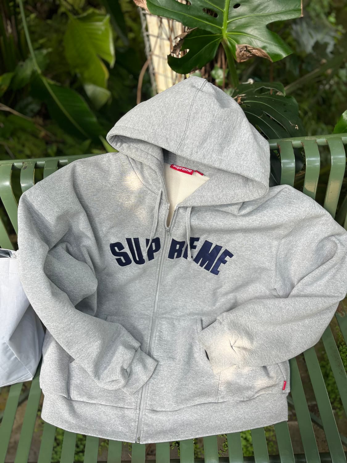 슈프림 써멀 후드집업 그레이 상품이미지3