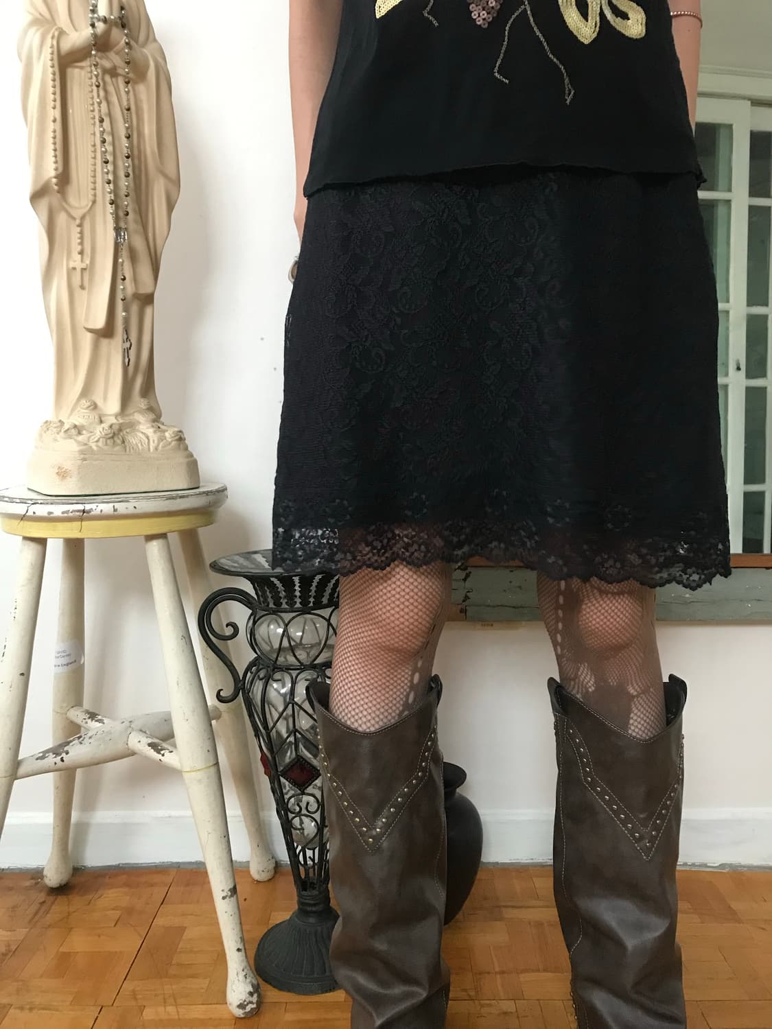 intage lace skirt (25inch) 상품이미지4