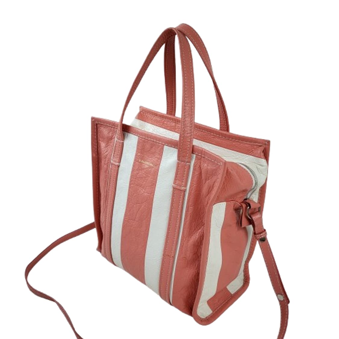 정품 발렌시아가 피칸 스트라이프 바자백 상품이미지4