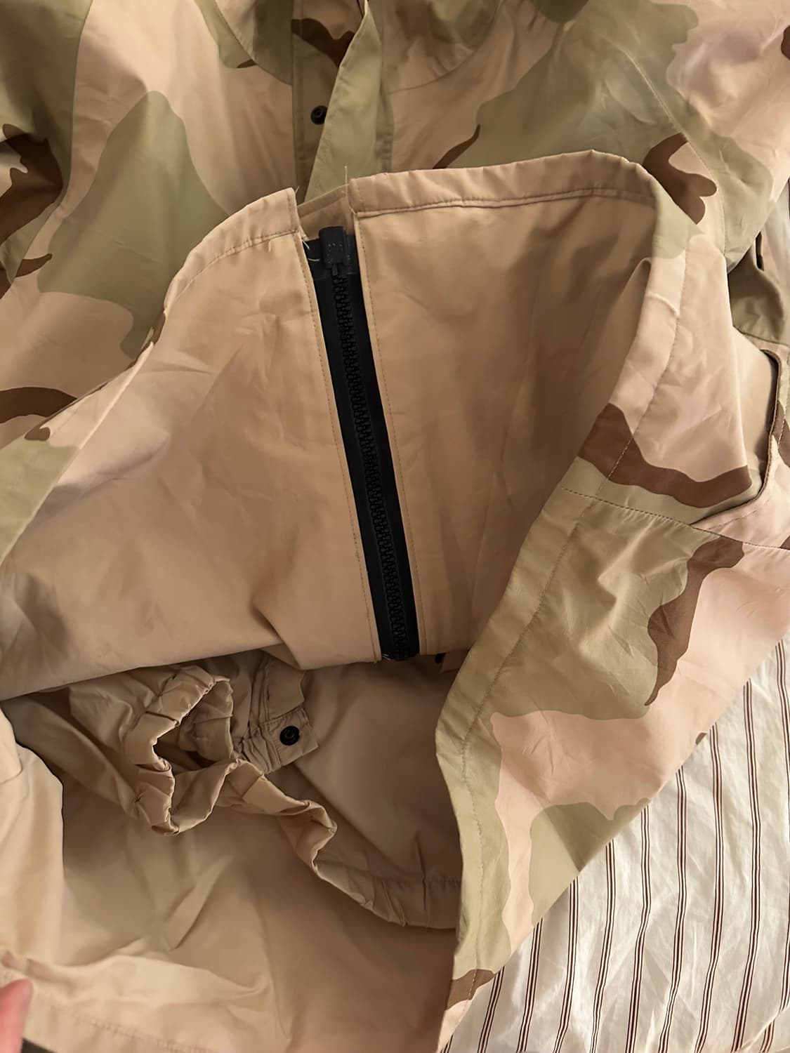 미군 OG 밀리터리 데저트 카모 고어텍스 바람막이 ECWCS 파카105 상품이미지5