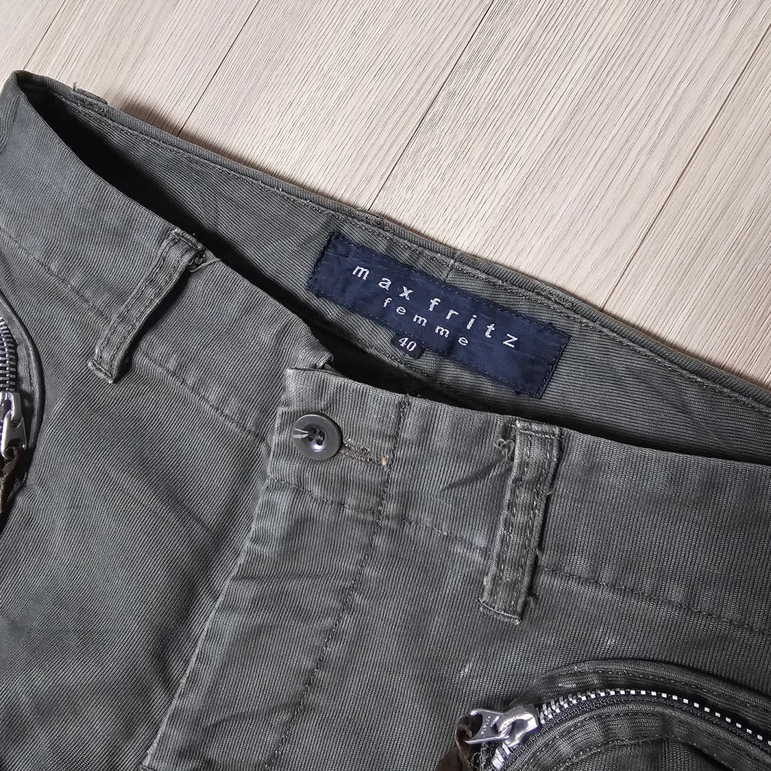 28 S 우먼 ) 맥스프릿츠 라이더 바이커 슬림핏 카고 팬츠 여성 바지 상품이미지6