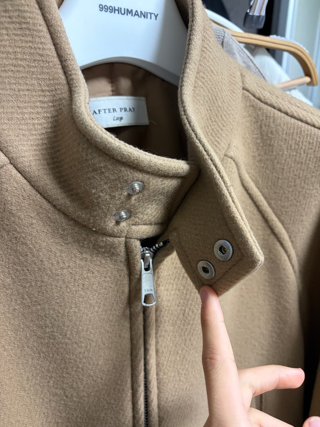 애프터프레이 리가즈 해링턴 베이지 L 상품이미지3