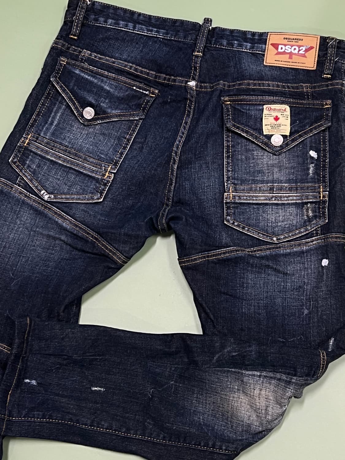 (48) 디스퀘어드2 백포켓 슬림핏 바이커진 상품이미지5