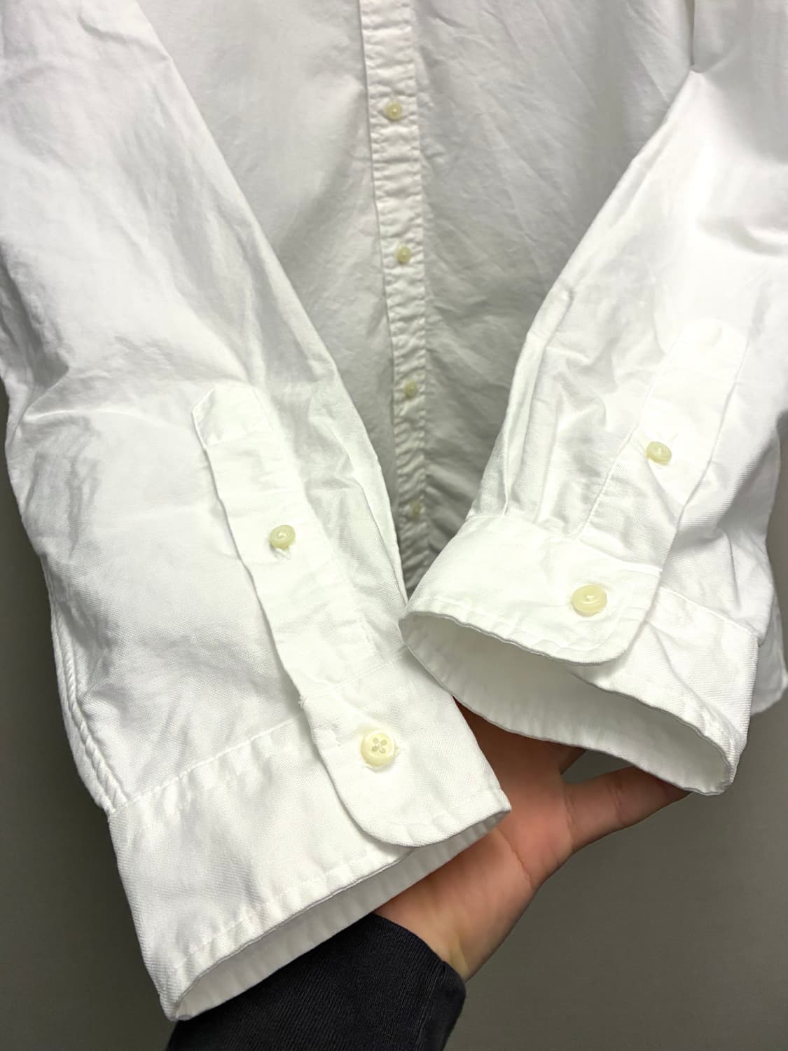 (L/105)POLO 폴로랄프로렌 클래식 화이트 옥스포드 셔츠 폴로셔츠 상품이미지5