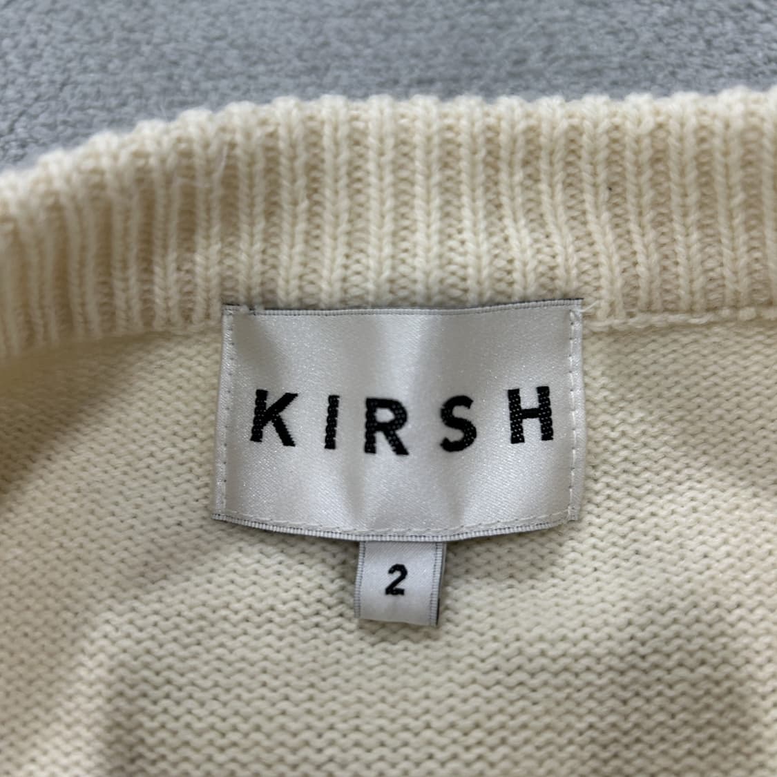 키르시 체리 자수 아이보리 니트 2 상품이미지2