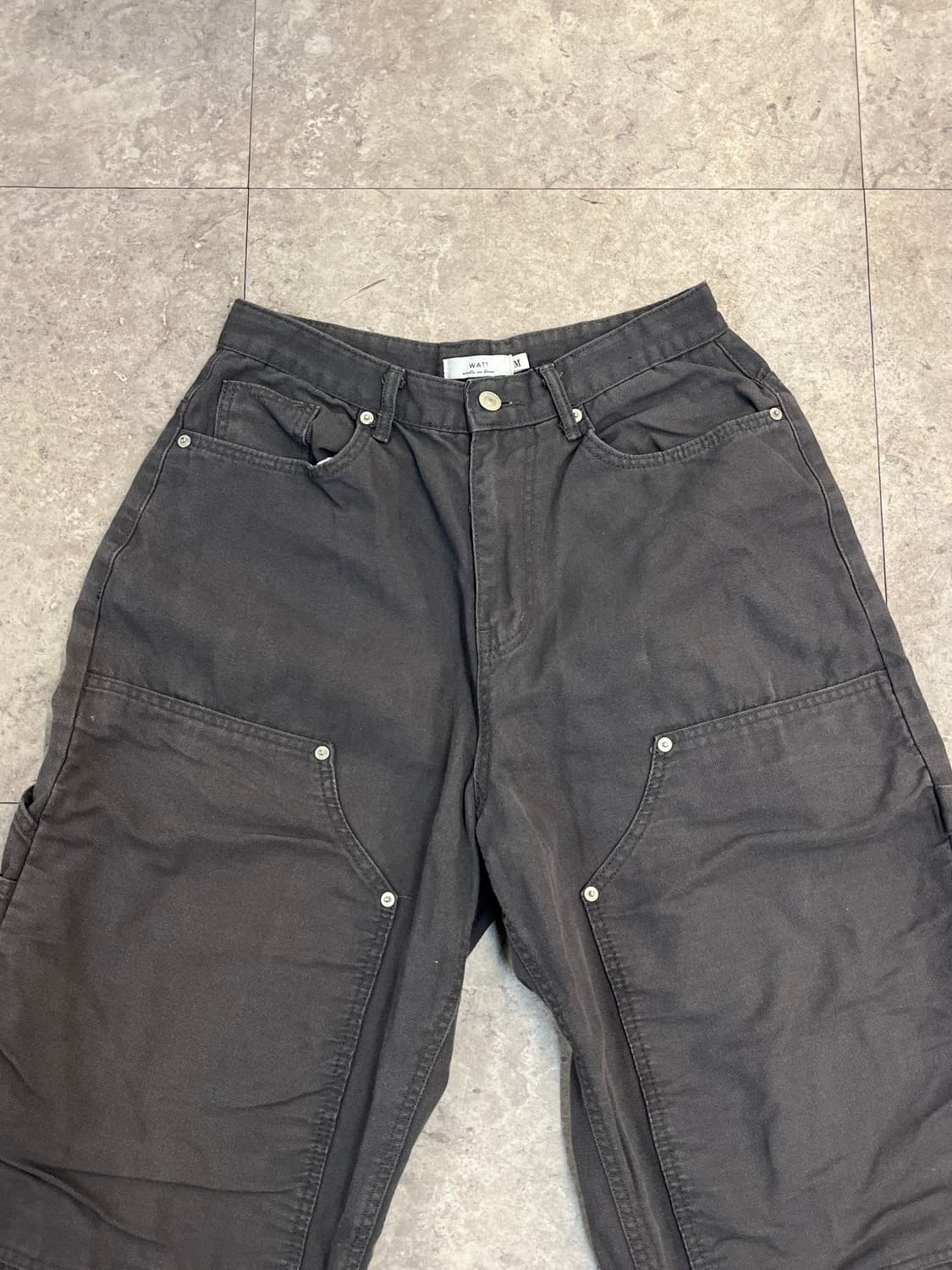 빈티지 자수 워크 팬츠 차콜 M #csz3379 상품이미지5