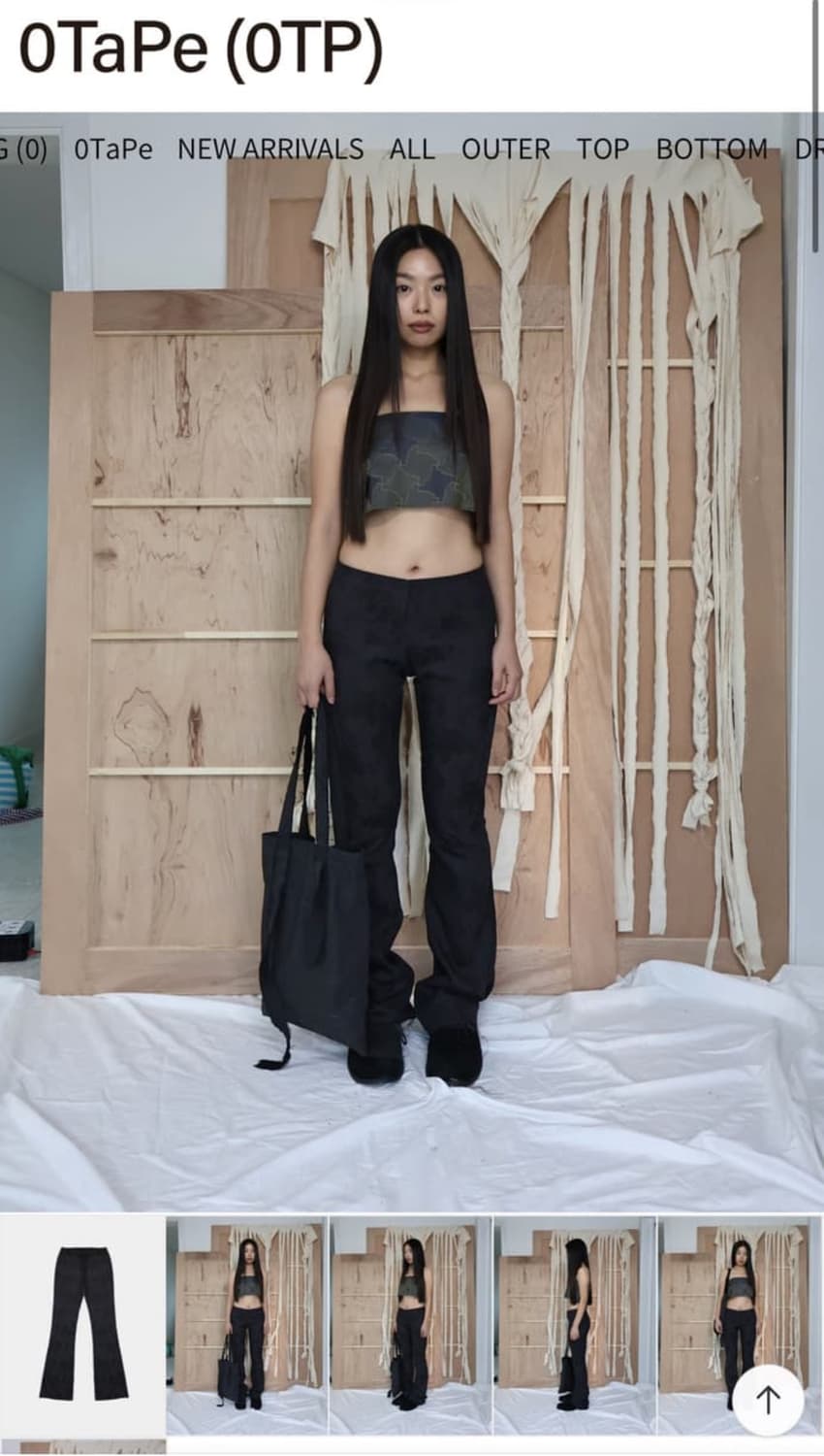 공테잎 0tape flower flared pants 상품이미지1