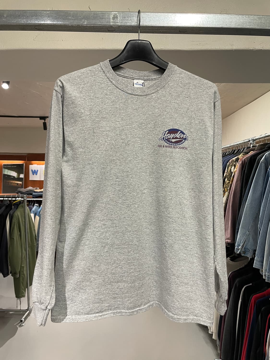 빈티지 롱슬리브 티셔츠(그레이)   상품이미지6