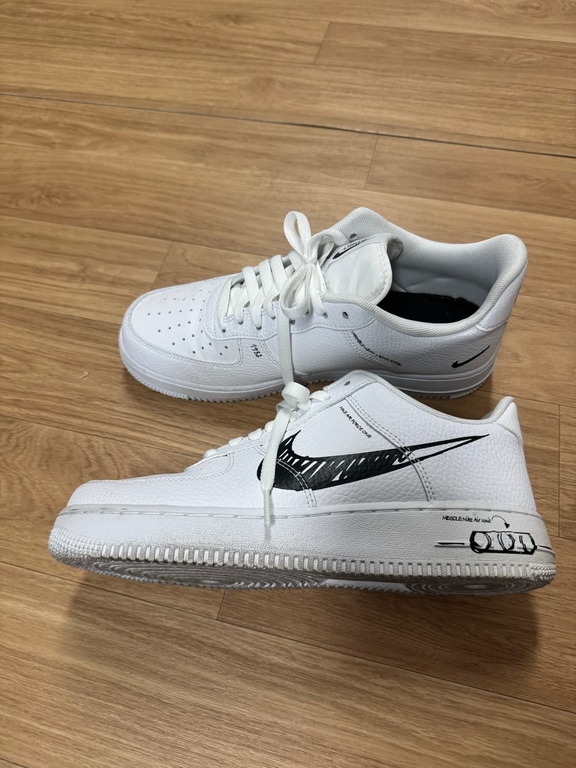 나이키 에어포스1 화이트 265 상품이미지2