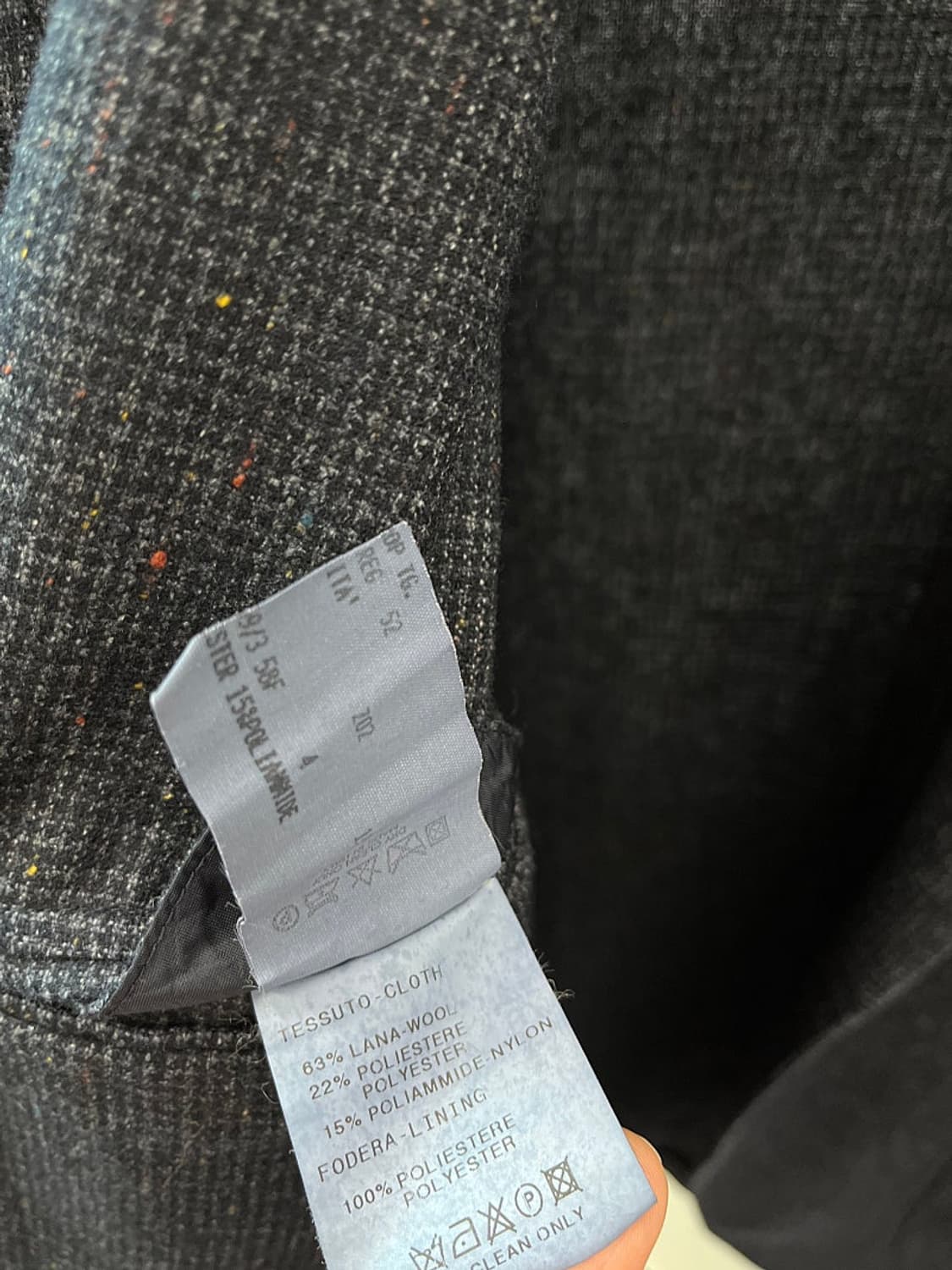 105) 라르디니 체크 울자켓  상품이미지7