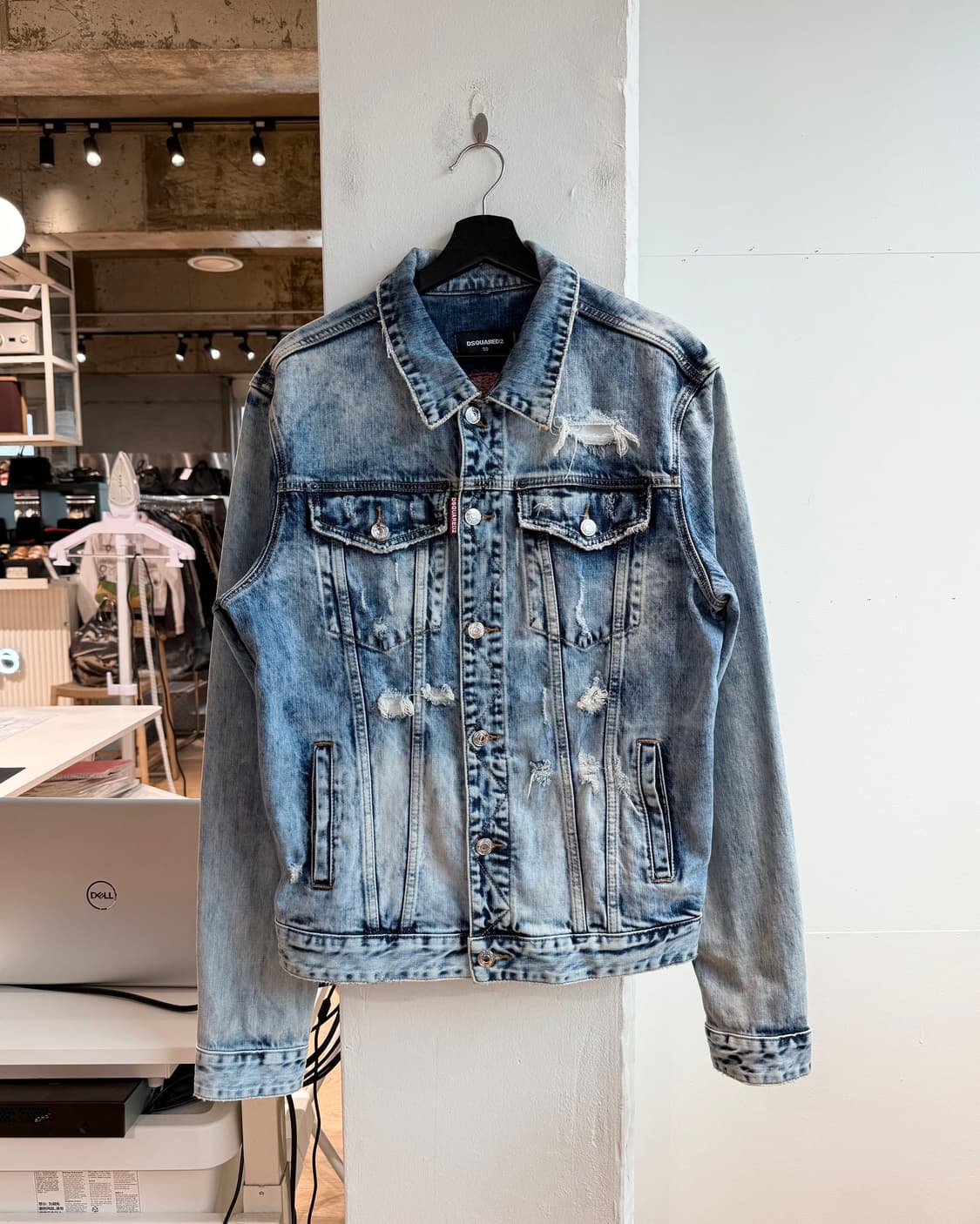 디스퀘어드2 데님 레인보우 자수 자켓  상품이미지2