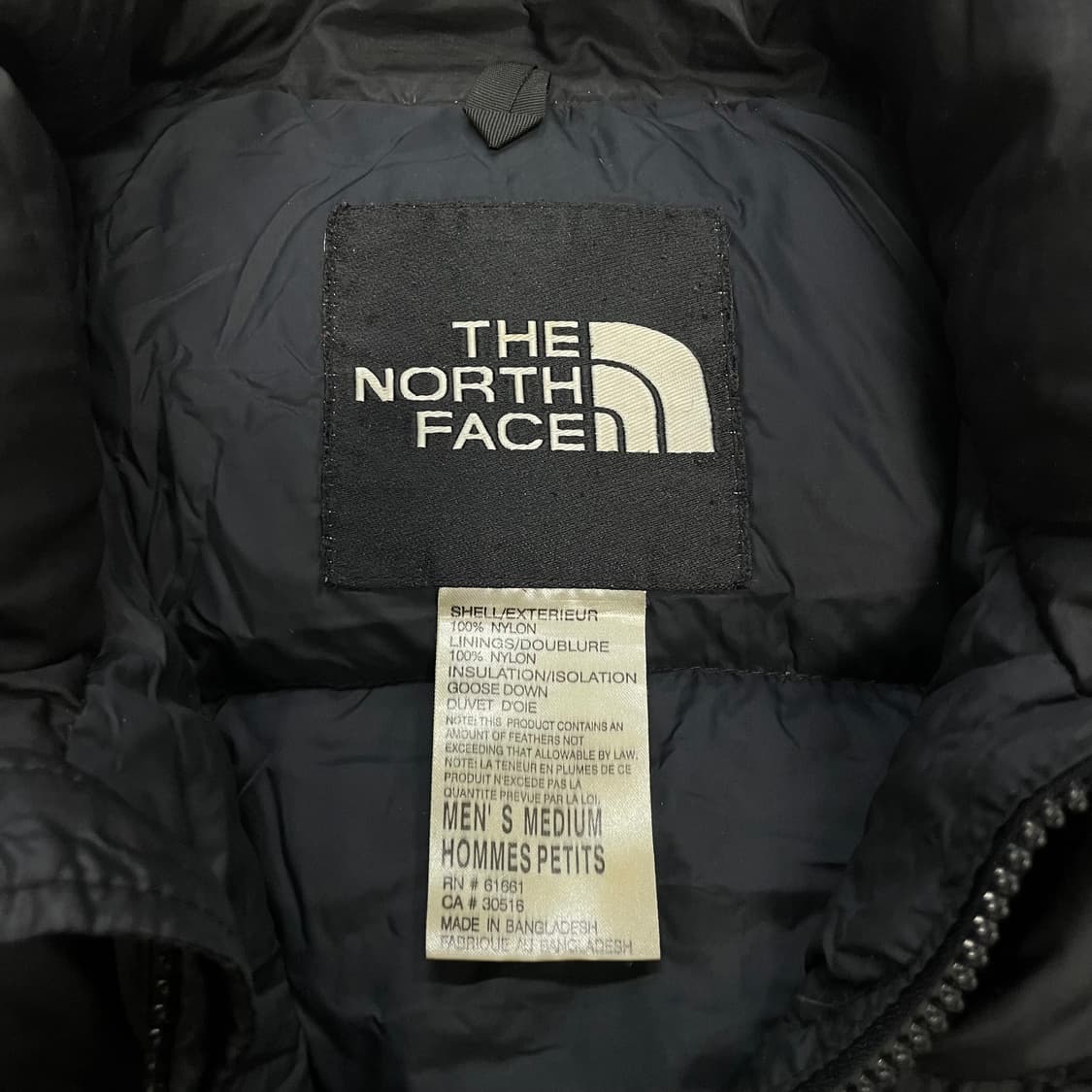 노스페이스 og 눕시900 구스 다운 패딩 블랙 상품이미지4