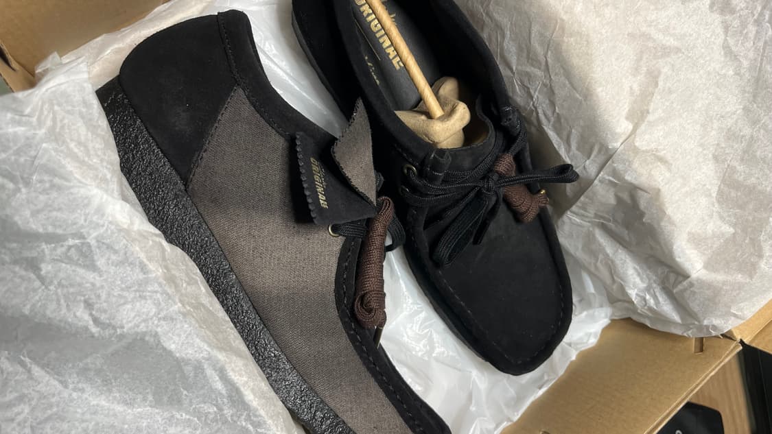 클락스 x 지용킴 선 블리치드 왈라비 블랙 상품이미지1