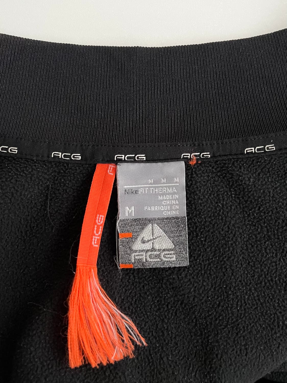 M) 나이키 ACG 빈티지 져지 집업 블랙 상품이미지4