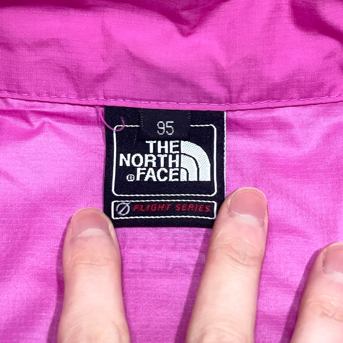 노스페이스 핑크 경량 조끼 여성XL 상품이미지5
