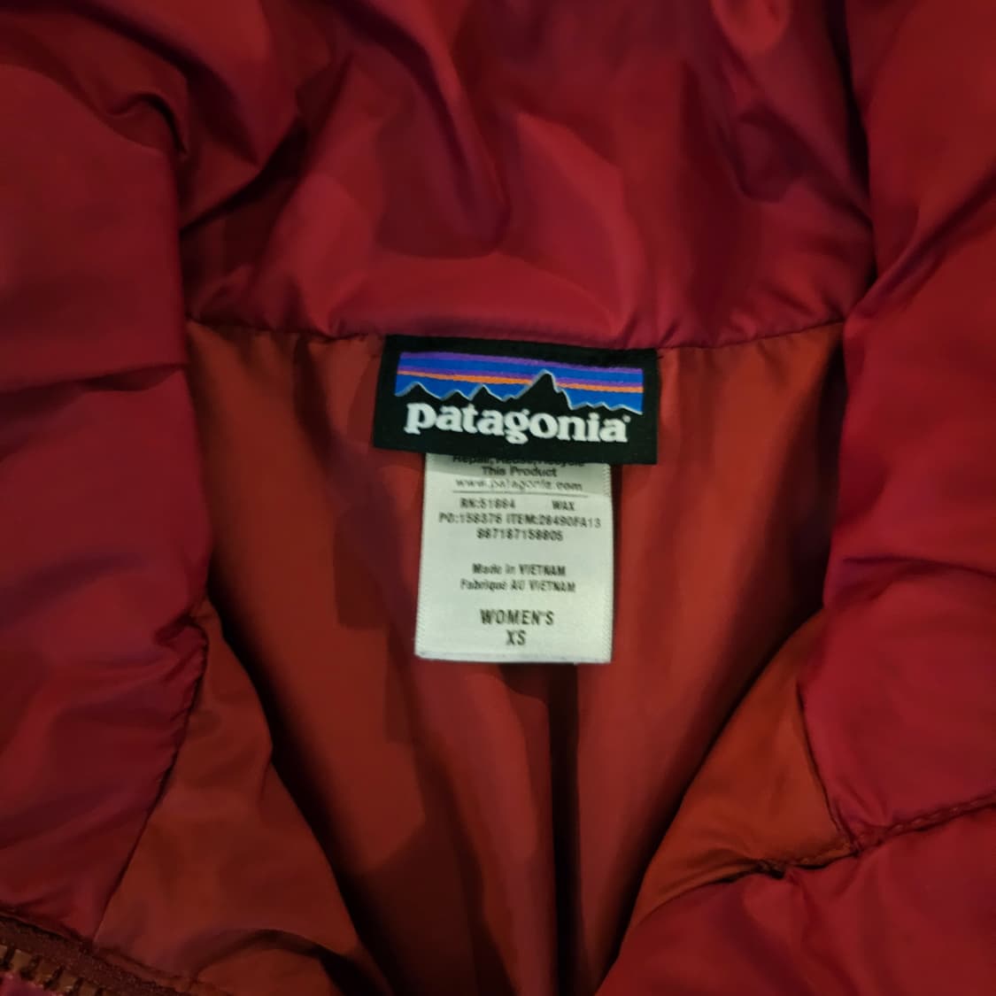 Xs 파타고니아 투웨이 여성 패딩 상품이미지2