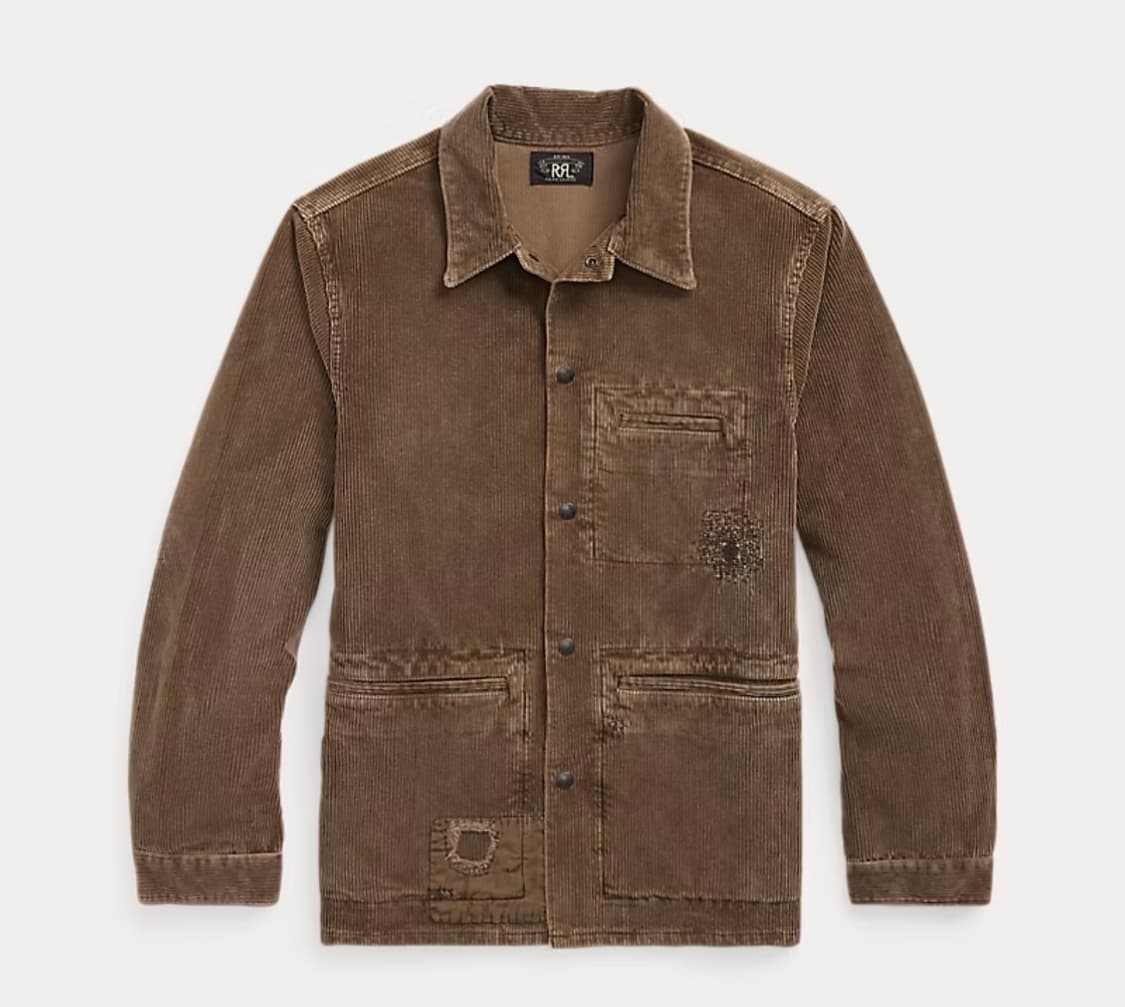 RRL 코듀로이 리페어 오버셔츠 M 상품이미지1