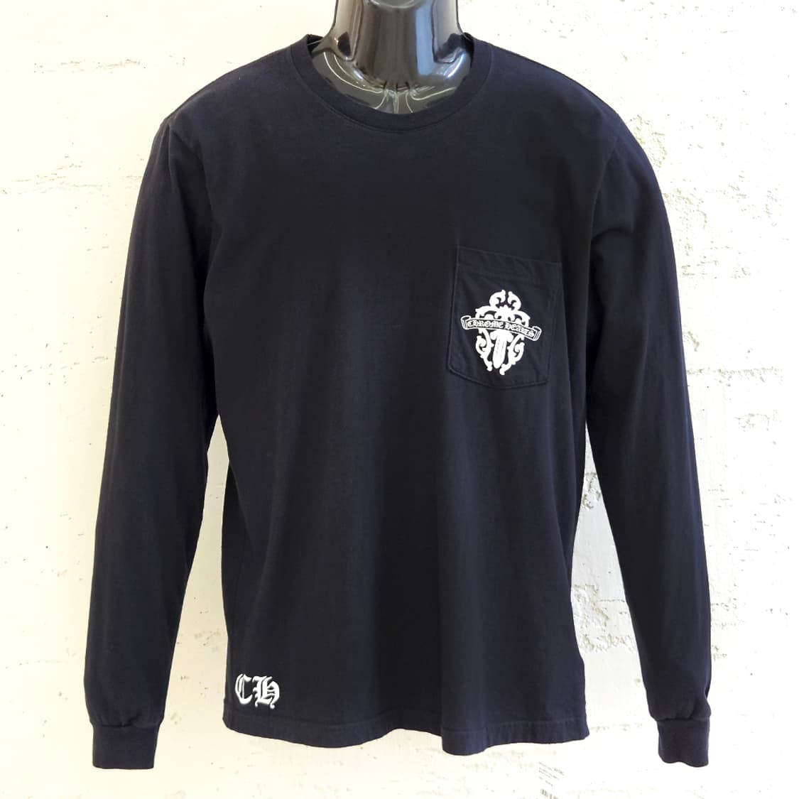 [M] 크롬하츠 스태프 롱슬리브 블랙 B1213C132 상품이미지1