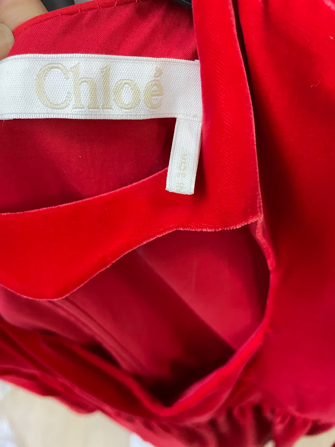 [새상품.정가300이상] Chloe Velvet Heart Dress 상품이미지4