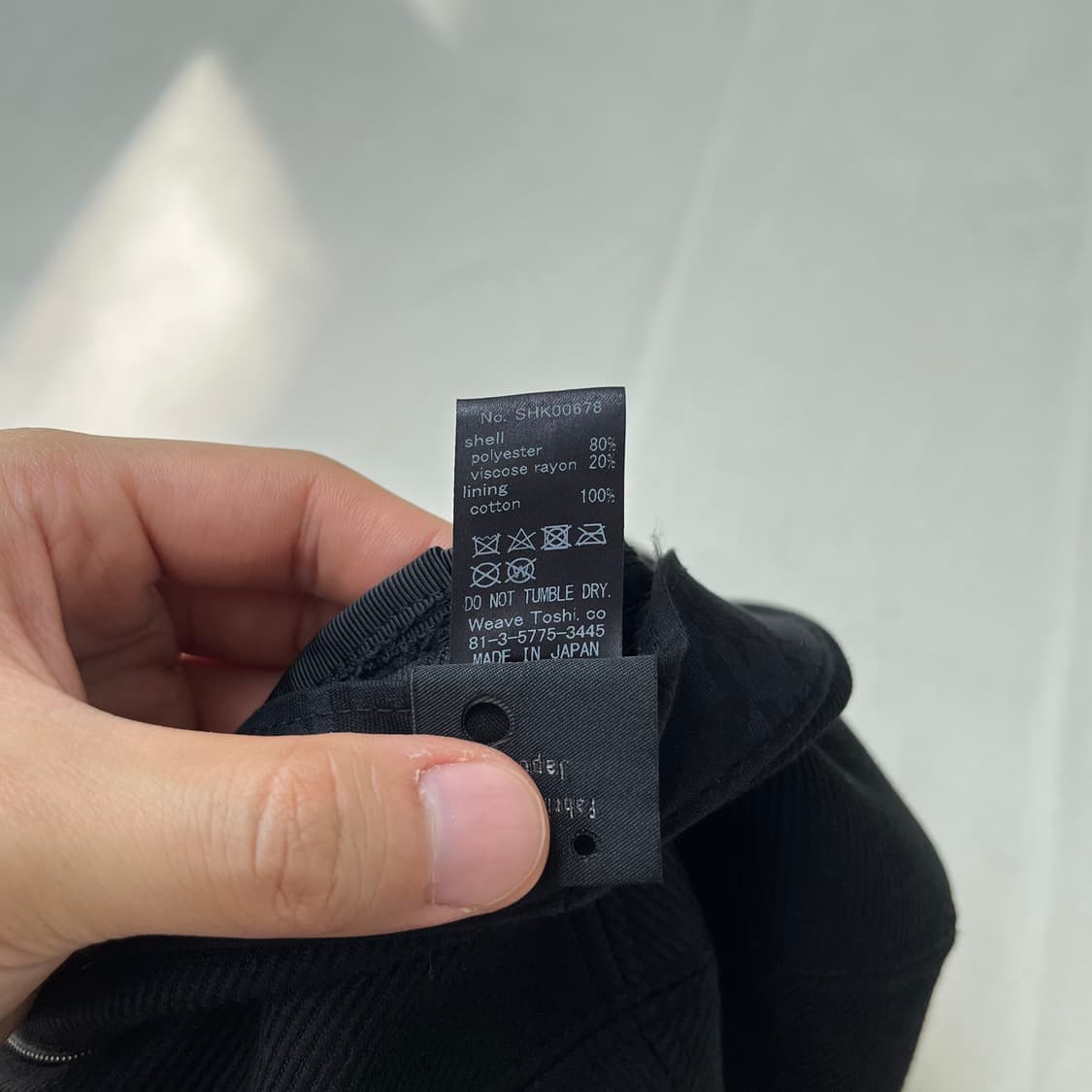 카시라 지퍼 디테일 마린 캐스켓 상품이미지9
