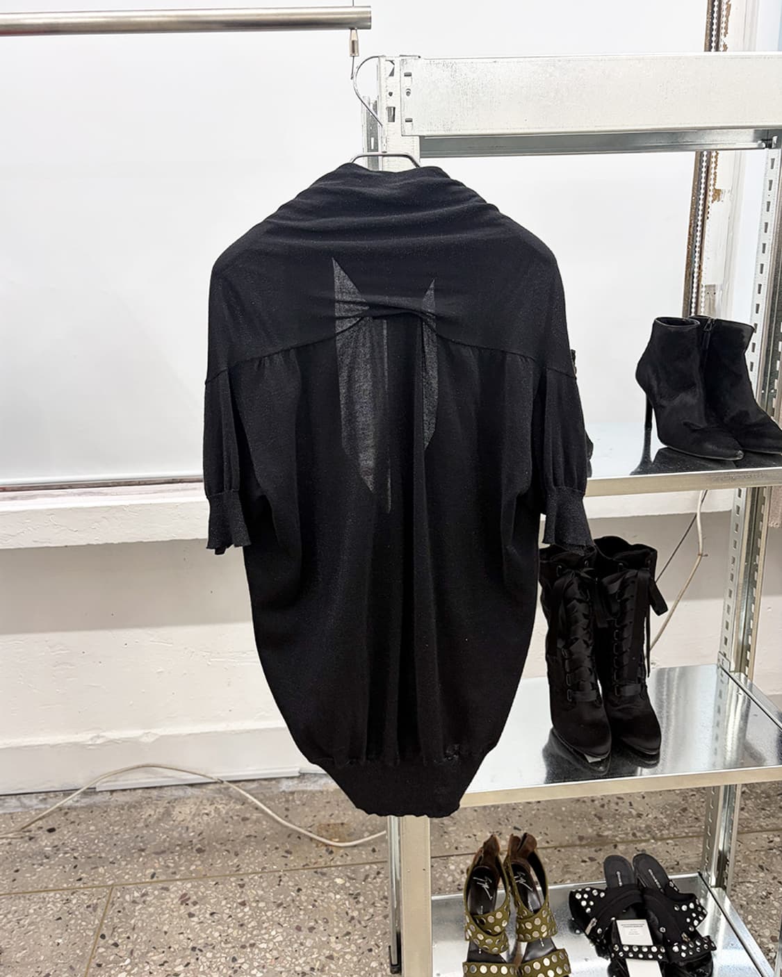 주카 글리터 하프 가디건 상품이미지2