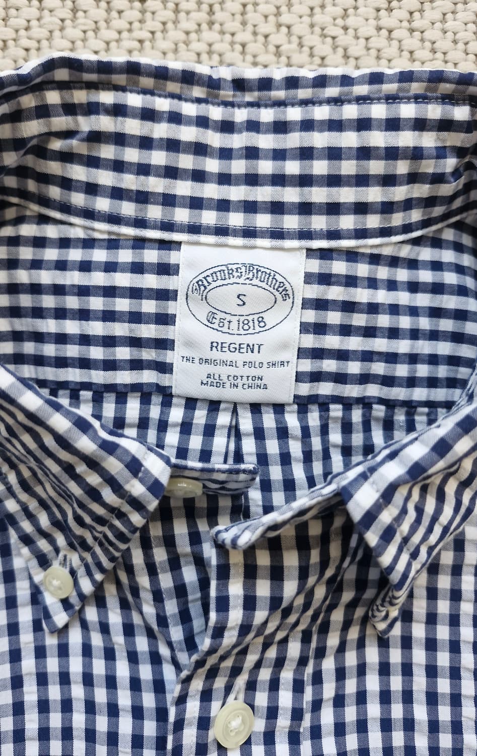 브룩스브라더스 시어서커 깅엄 셔츠 상품이미지5