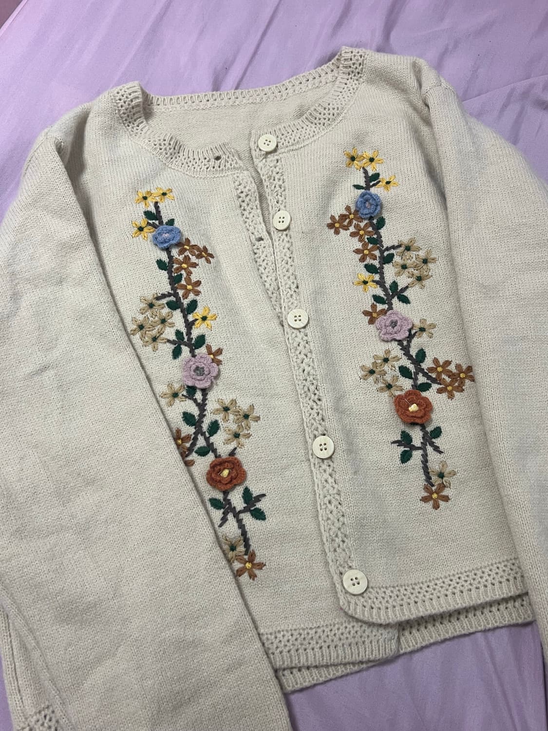 Vintage 니트가디건 상품이미지2