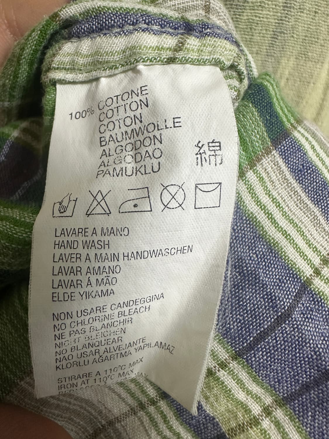 디젤 체크 셔츠 상품이미지4