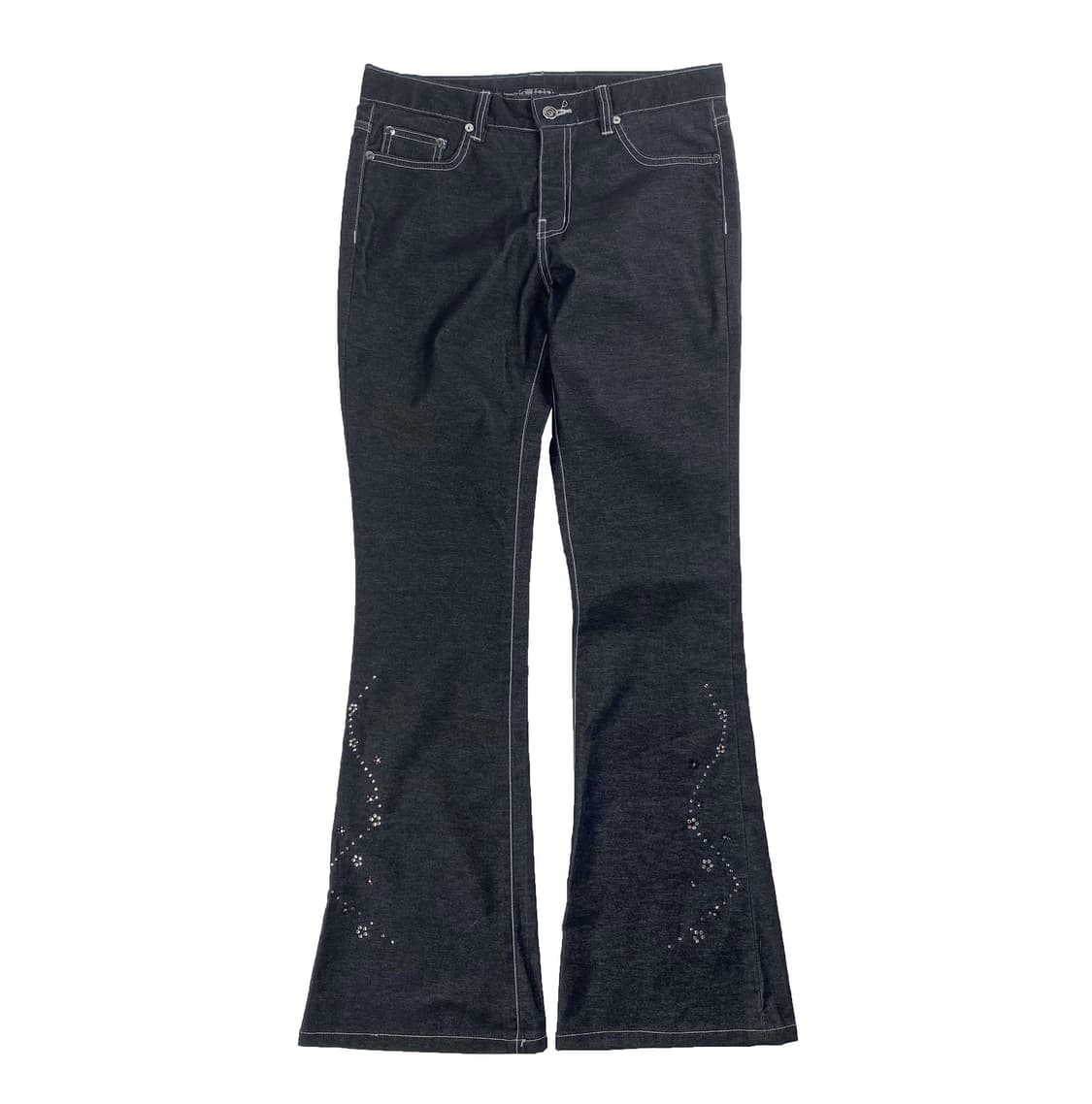 g.jon 플로랄 큐빅 부츠컷 팬츠 상품이미지3