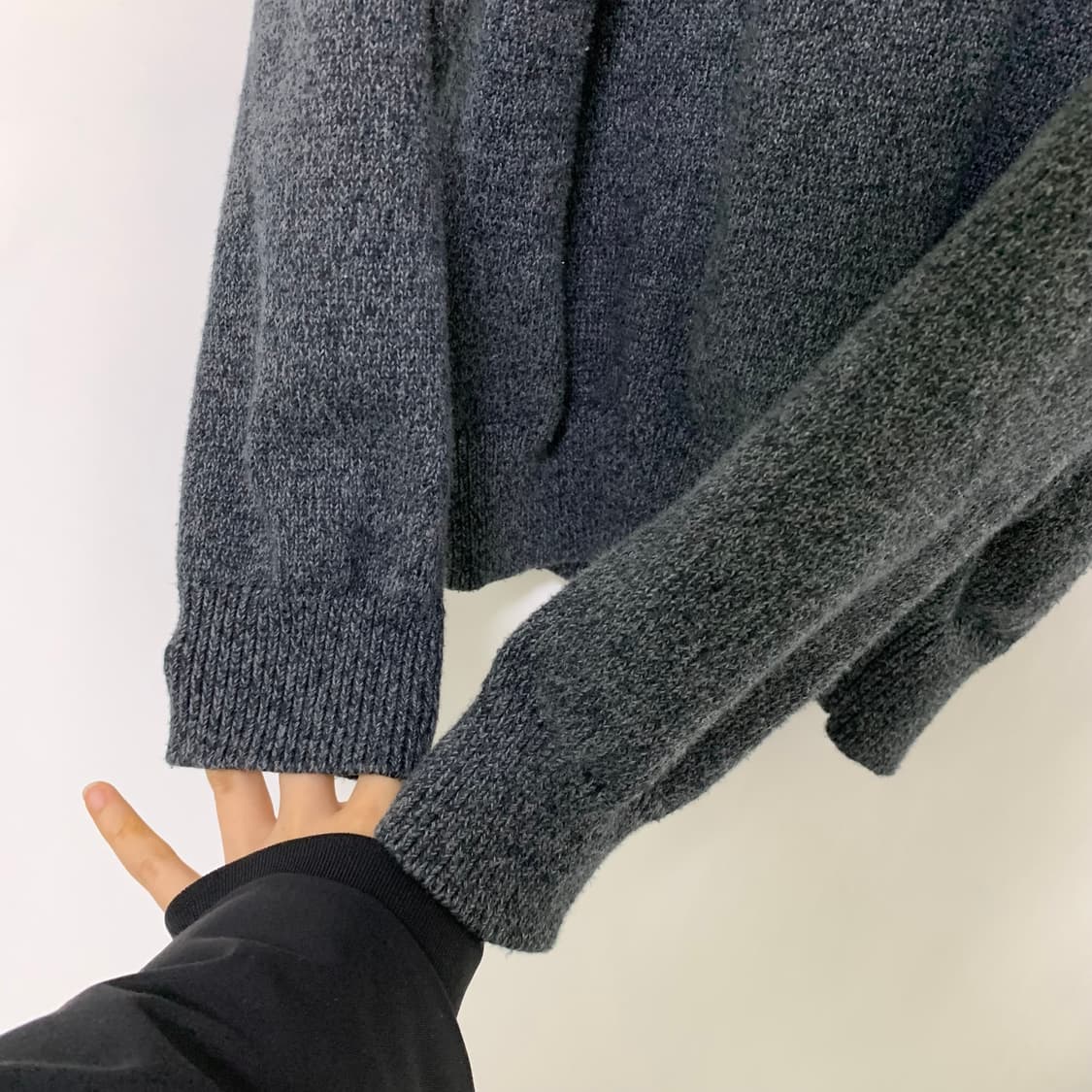 폴로 랄프로렌 반집업 하프집업 니트 스웨터 차콜 XL 남녀공용 상품이미지7