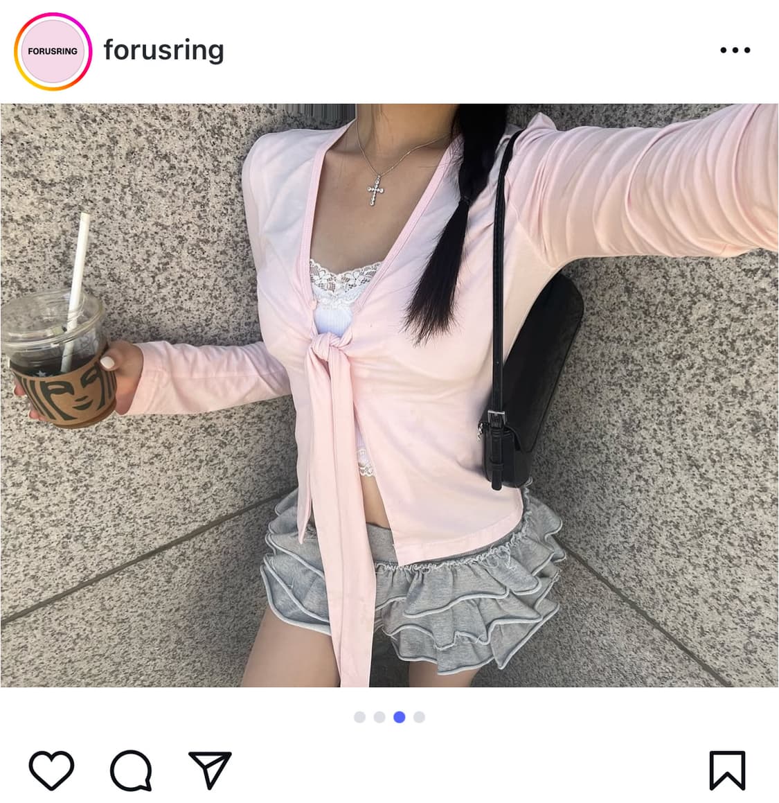 포어링 리본 가디건 forusring the ribbon cardigon 상품이미지1