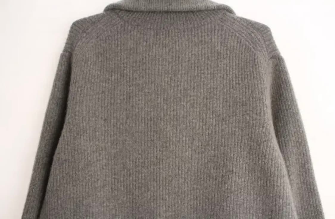 벨리에 울 하프집업 니트 상품이미지6