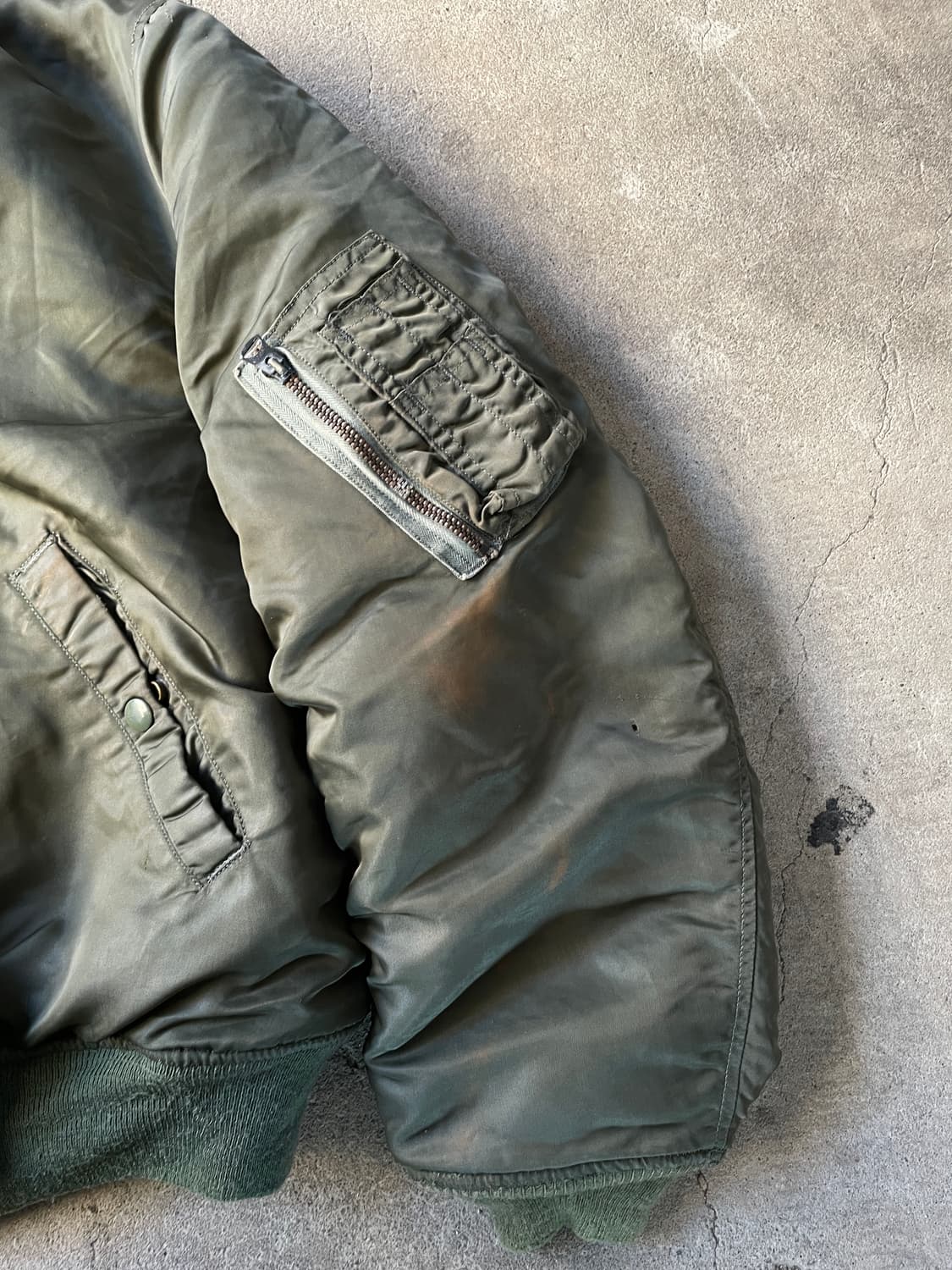 Rare!)OG 60s USAF MA-1 D Type Flight Jac 상품이미지8