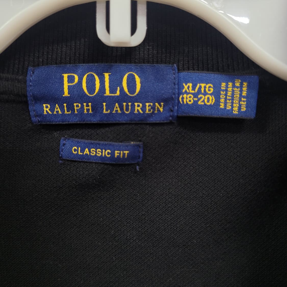 Ralph Lauren 랄프로렌 빈티지 블랙 레드 포니 자수로고 셔츠  상품이미지4