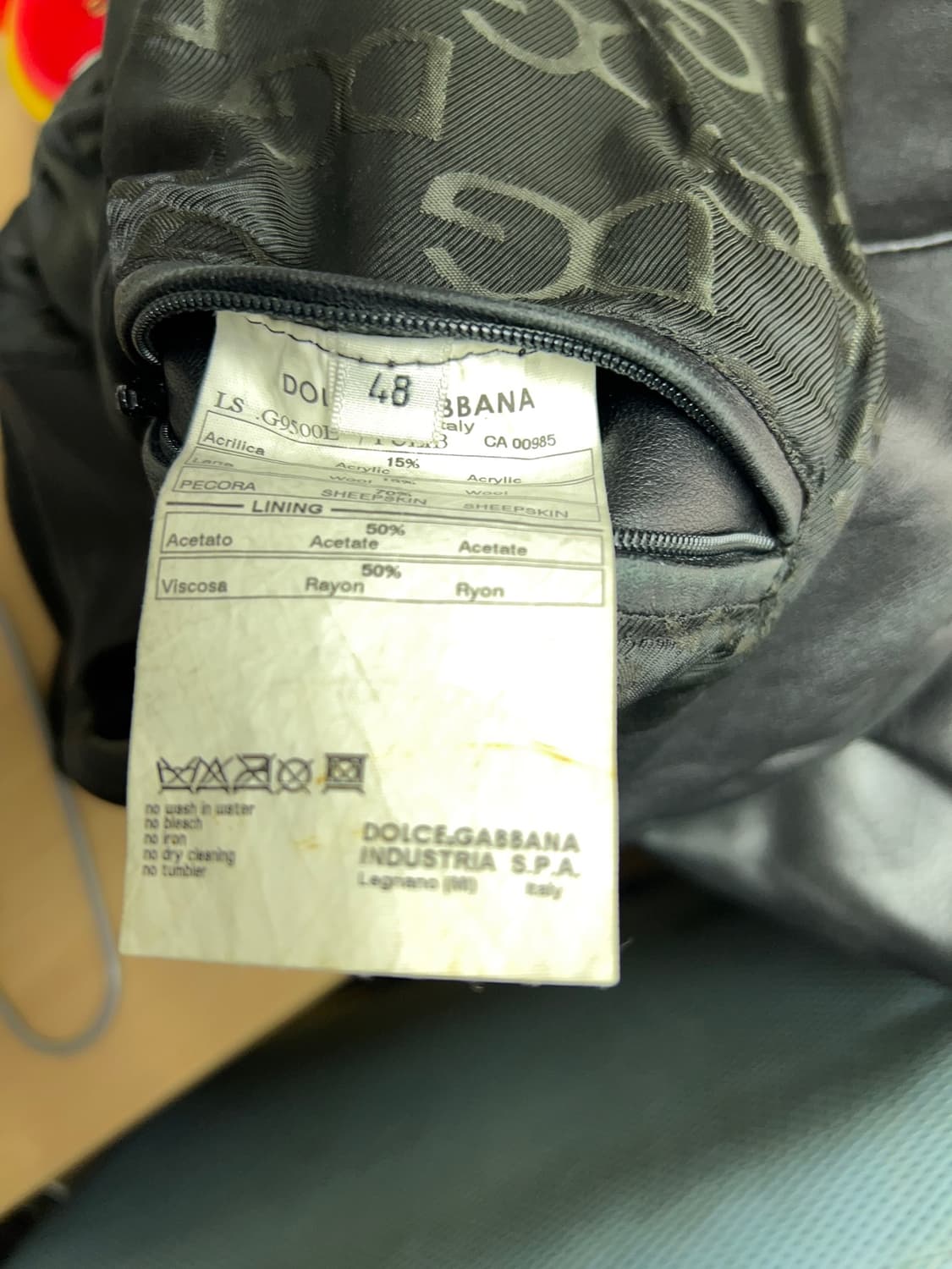돌체가바나 레더자켓  상품이미지9