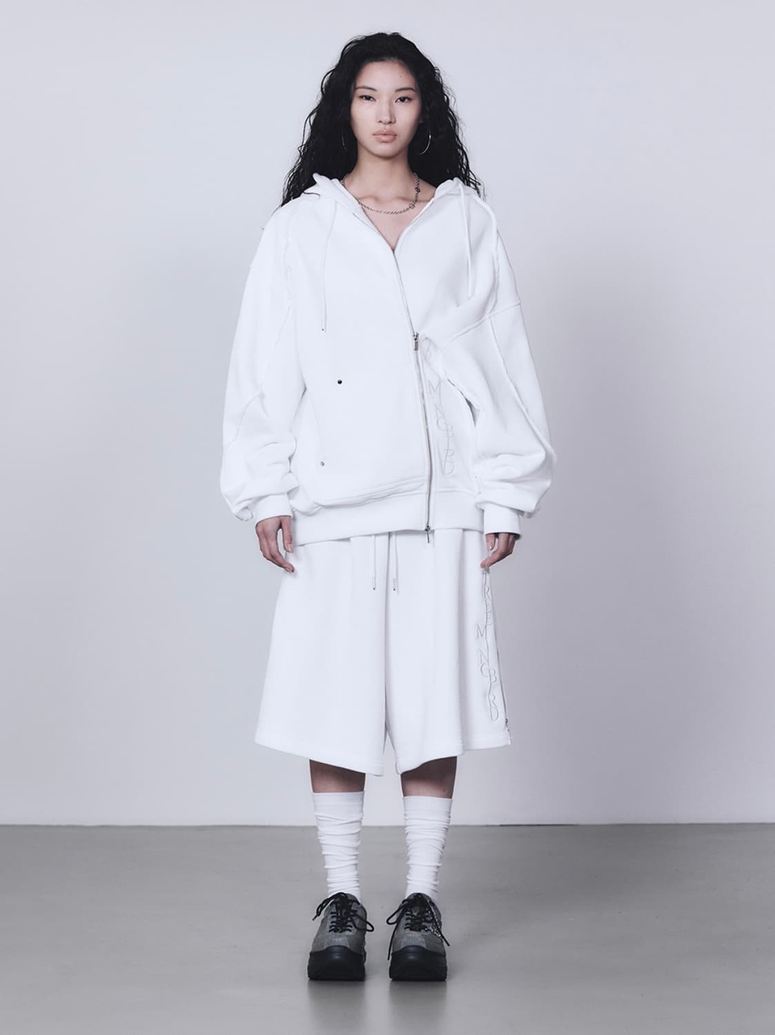 트리밍버드 후드셋업 (새상품) 택 x 상품이미지1