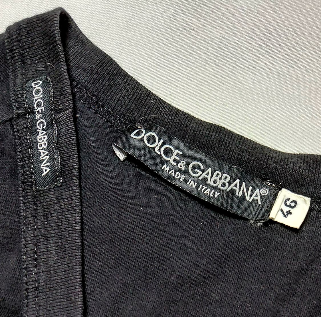 [46] 돌체앤가바나(D&G) 빈티지 빅로고 슬리브리스 상품이미지4