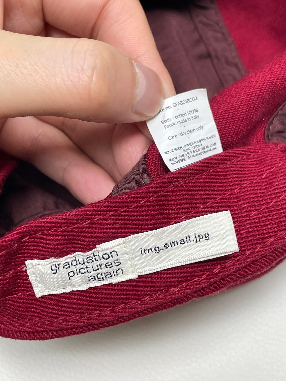 [S-M,초판]테프스토어즈 Home - italy (Crimson) 상품이미지8