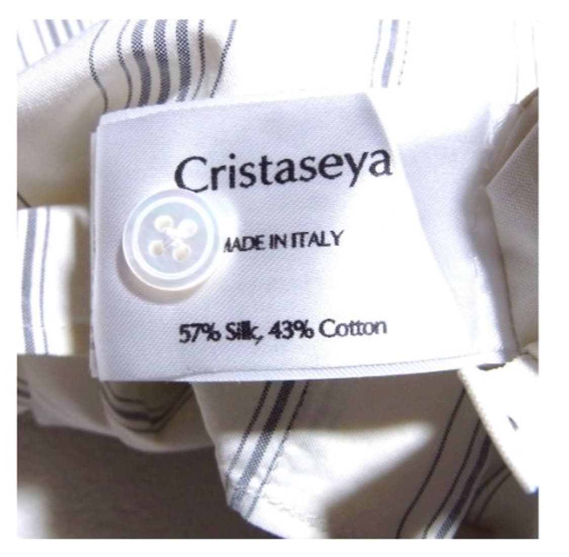 크리스타세야 스트라이프 마오 셔츠 M사이즈 상품이미지4