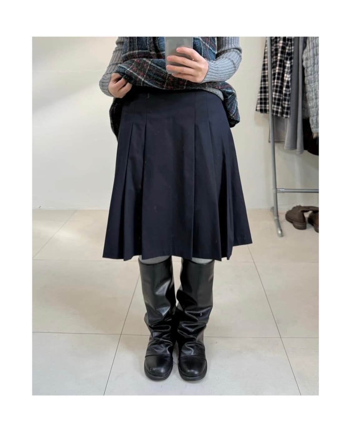 빈티지 미디스커트 상품이미지1