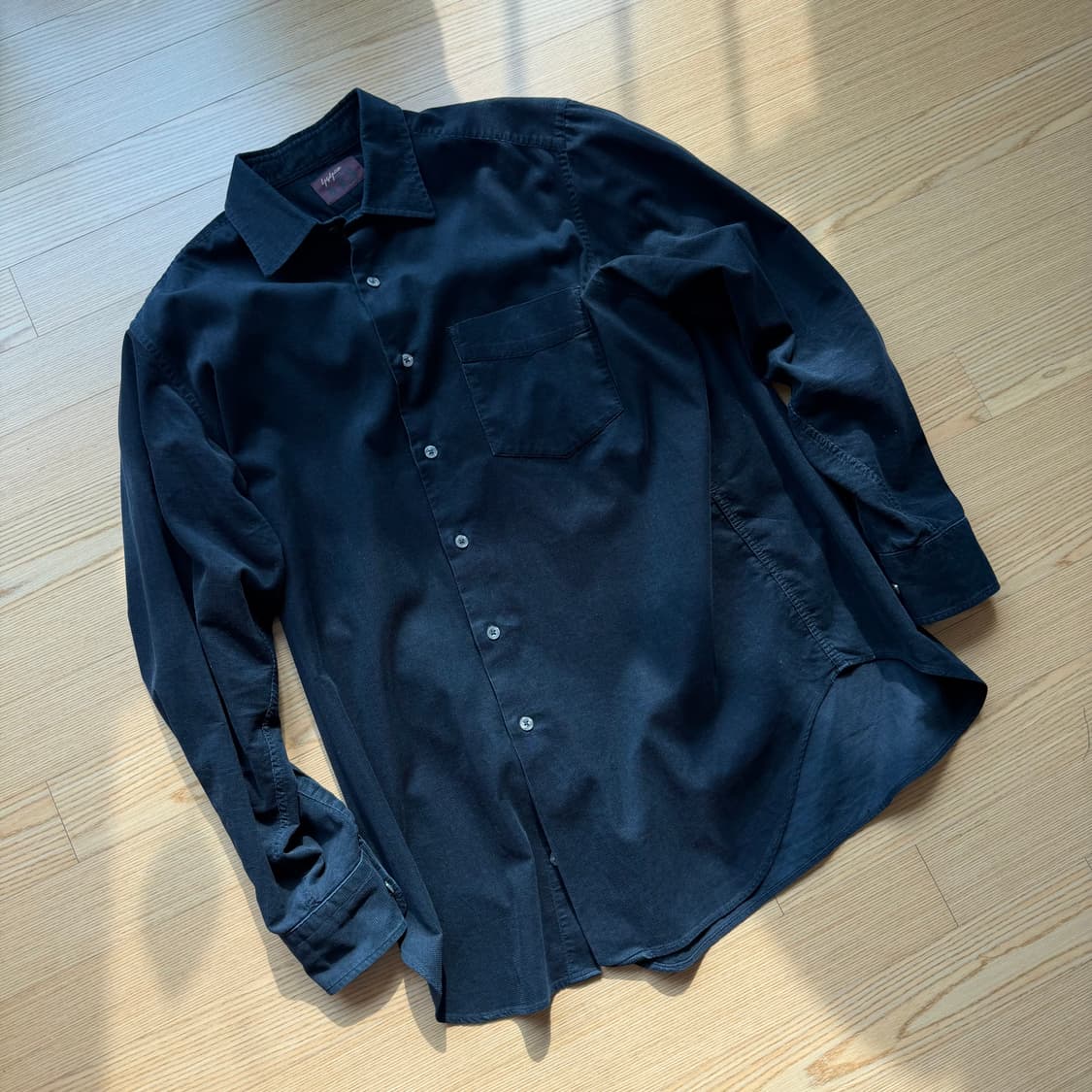 요지야마모토 Durban A.A. 셔츠 블랙 상품이미지1