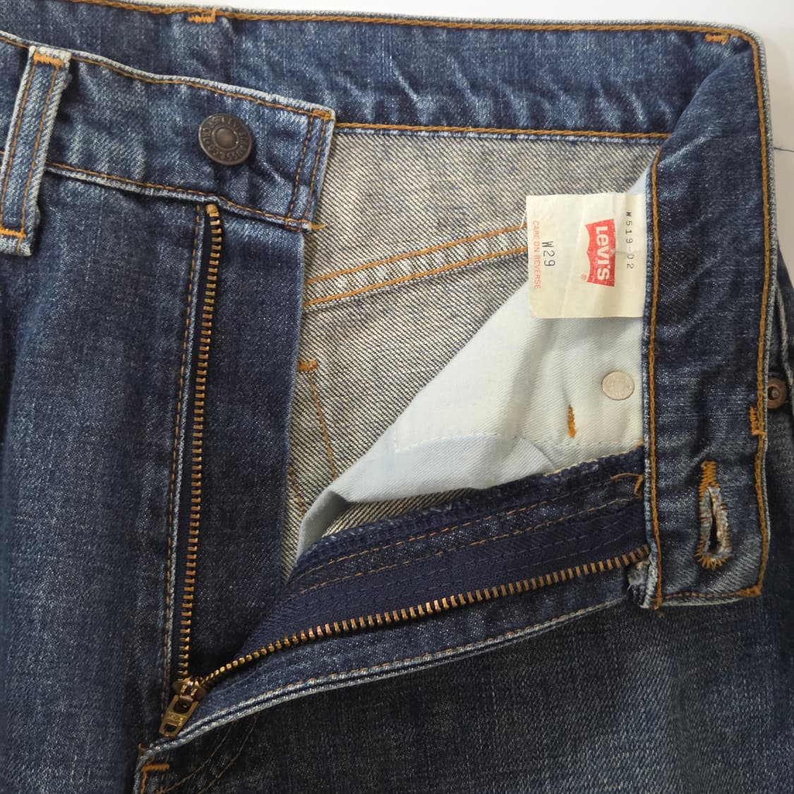 90s 리바이스 519 중청 데님팬츠 29/31 상품이미지5