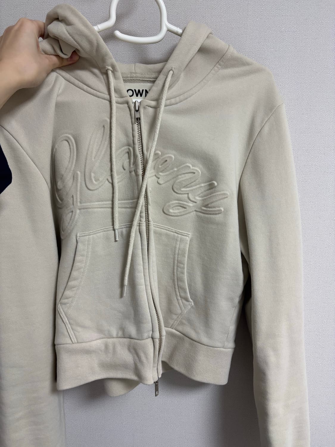 글로니 조던 크롭 후드집업 상품이미지2