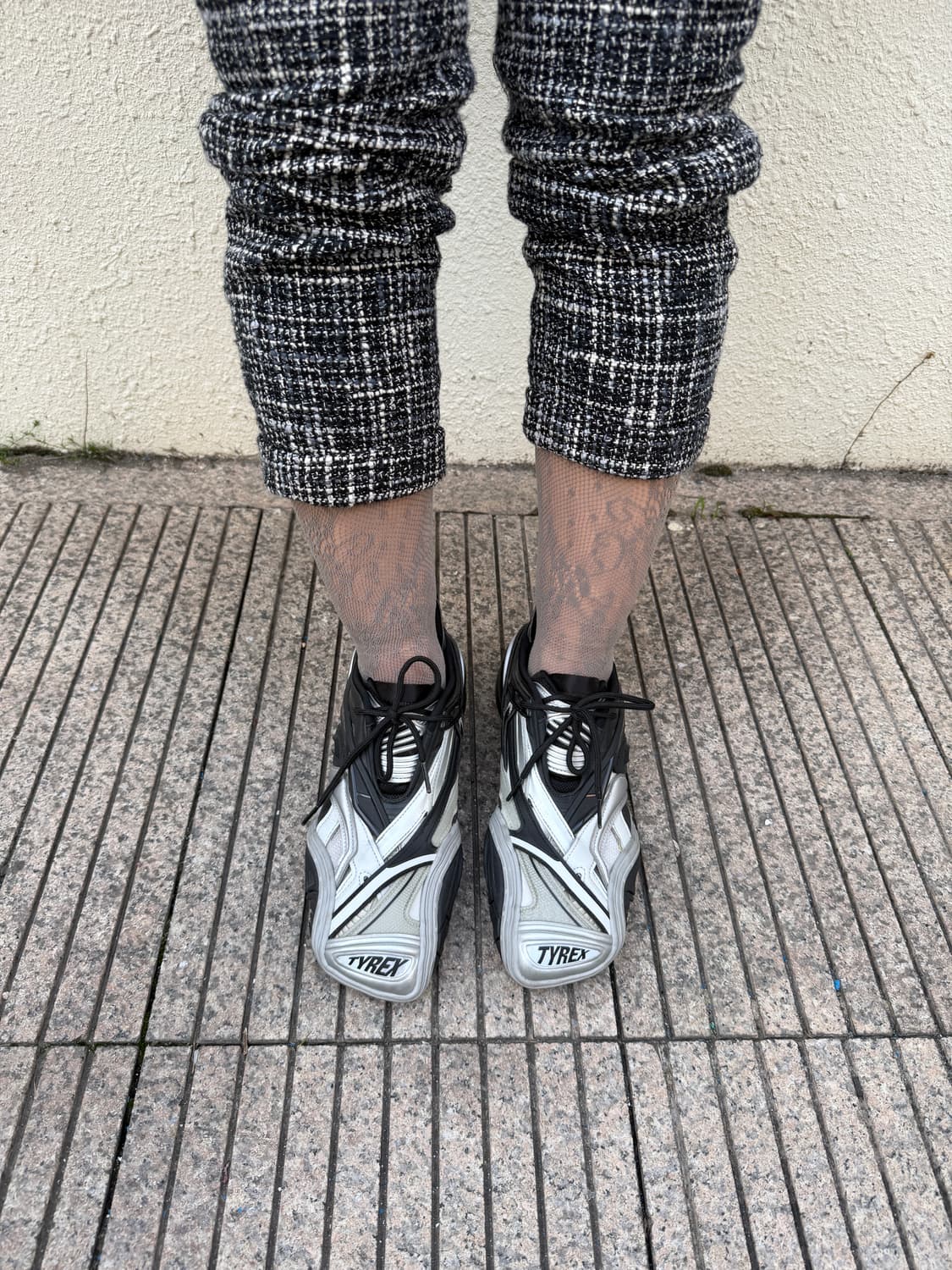 Yohji Yamamoto tweed carpri pants 상품이미지3