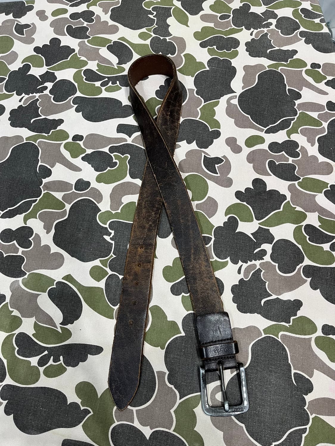 리바이스 에이징 레더 벨트  상품이미지2