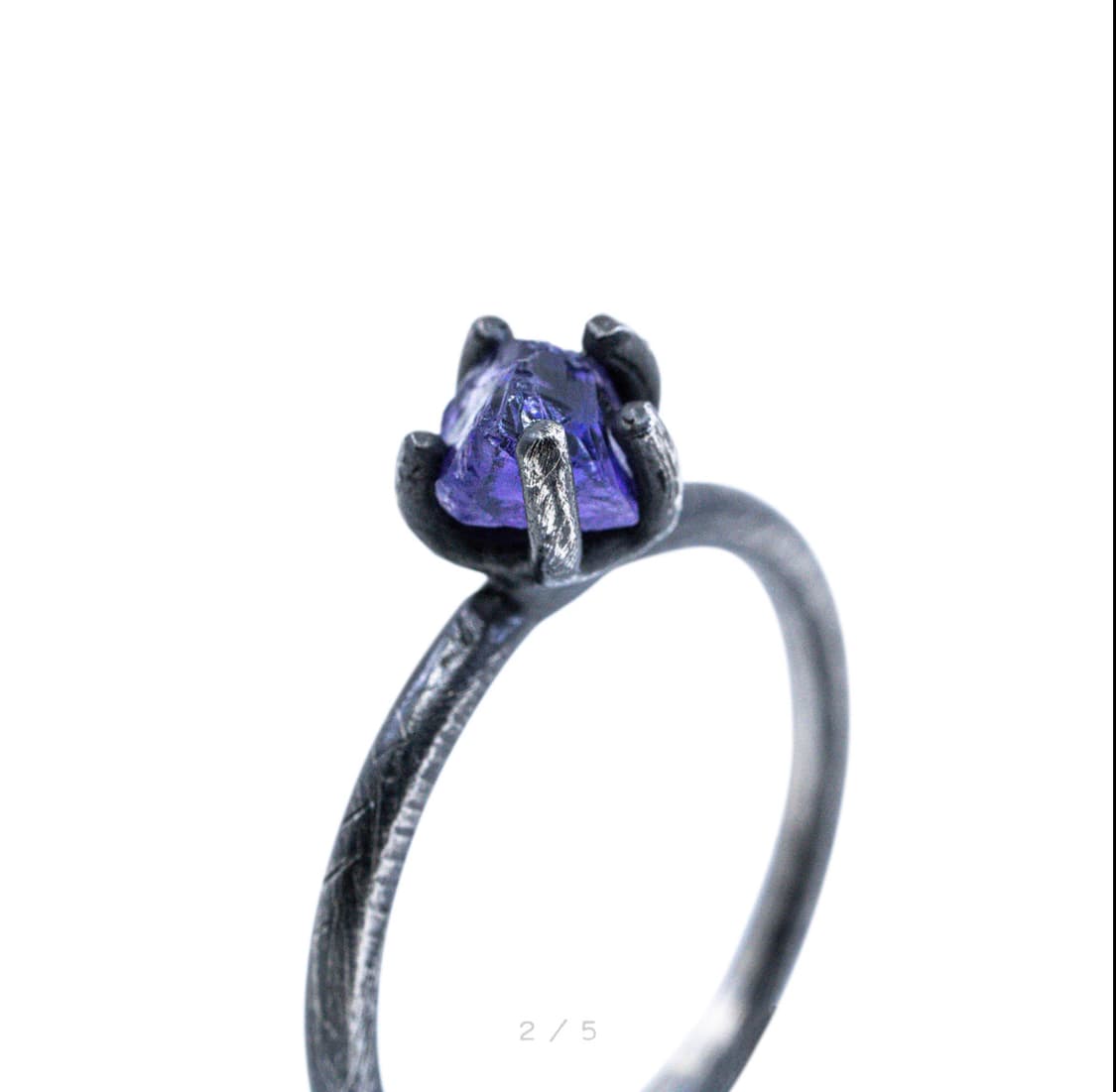 비주류 Amethyst Line ring(10.5호) 상품이미지3
