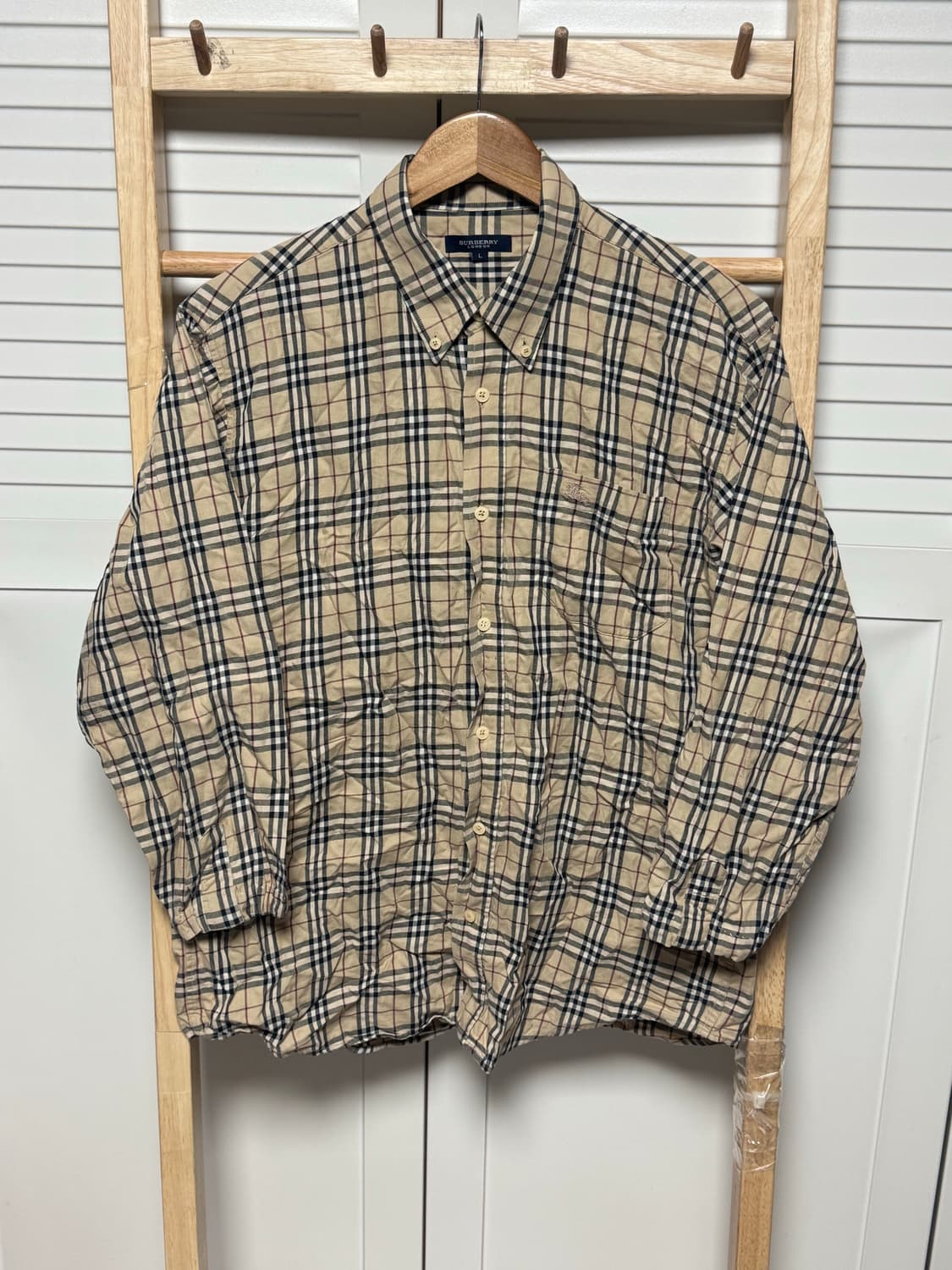 버버리 체크 셔츠 상품이미지1