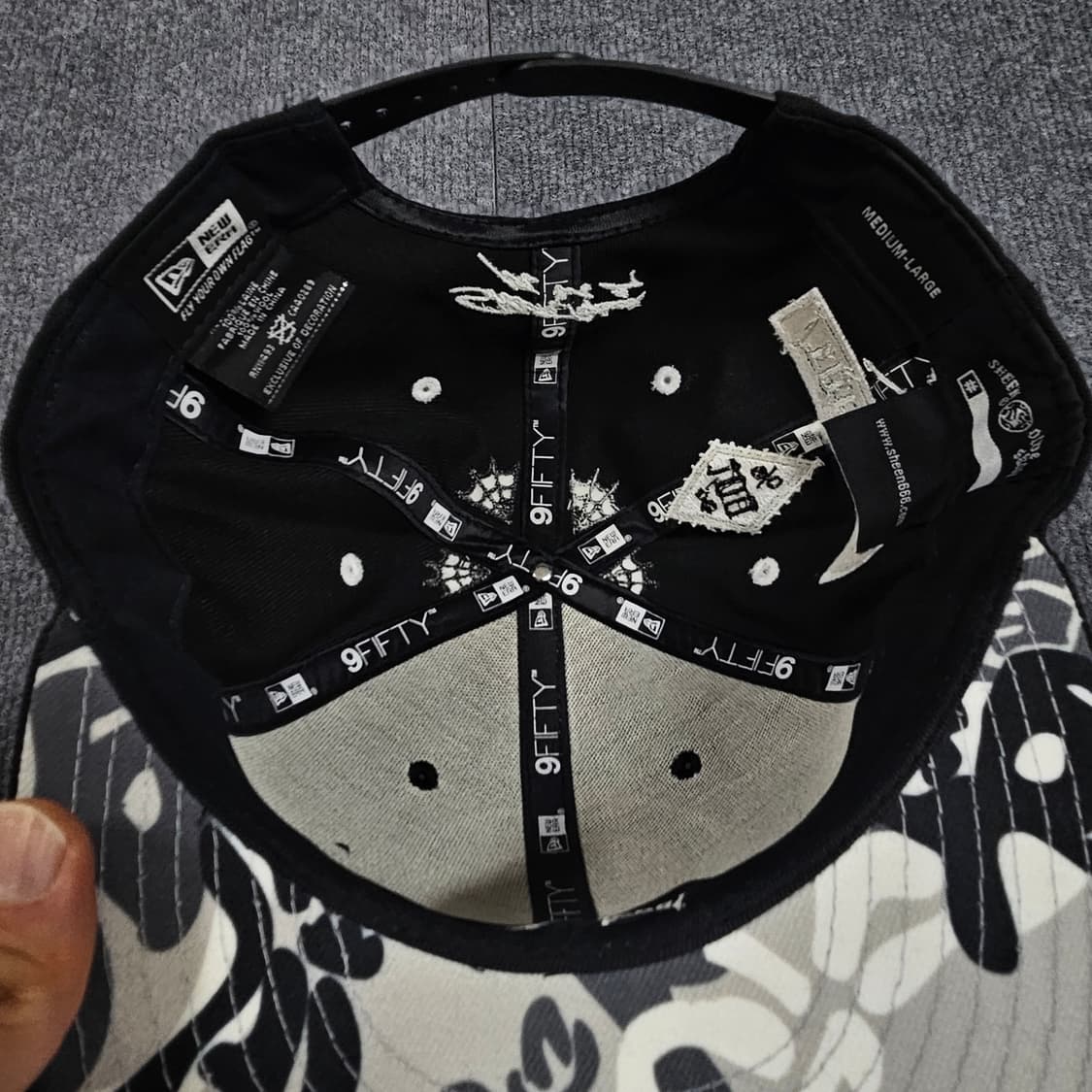 뉴에라X신트리플식스 하드코어 모자(급처) 상품이미지5