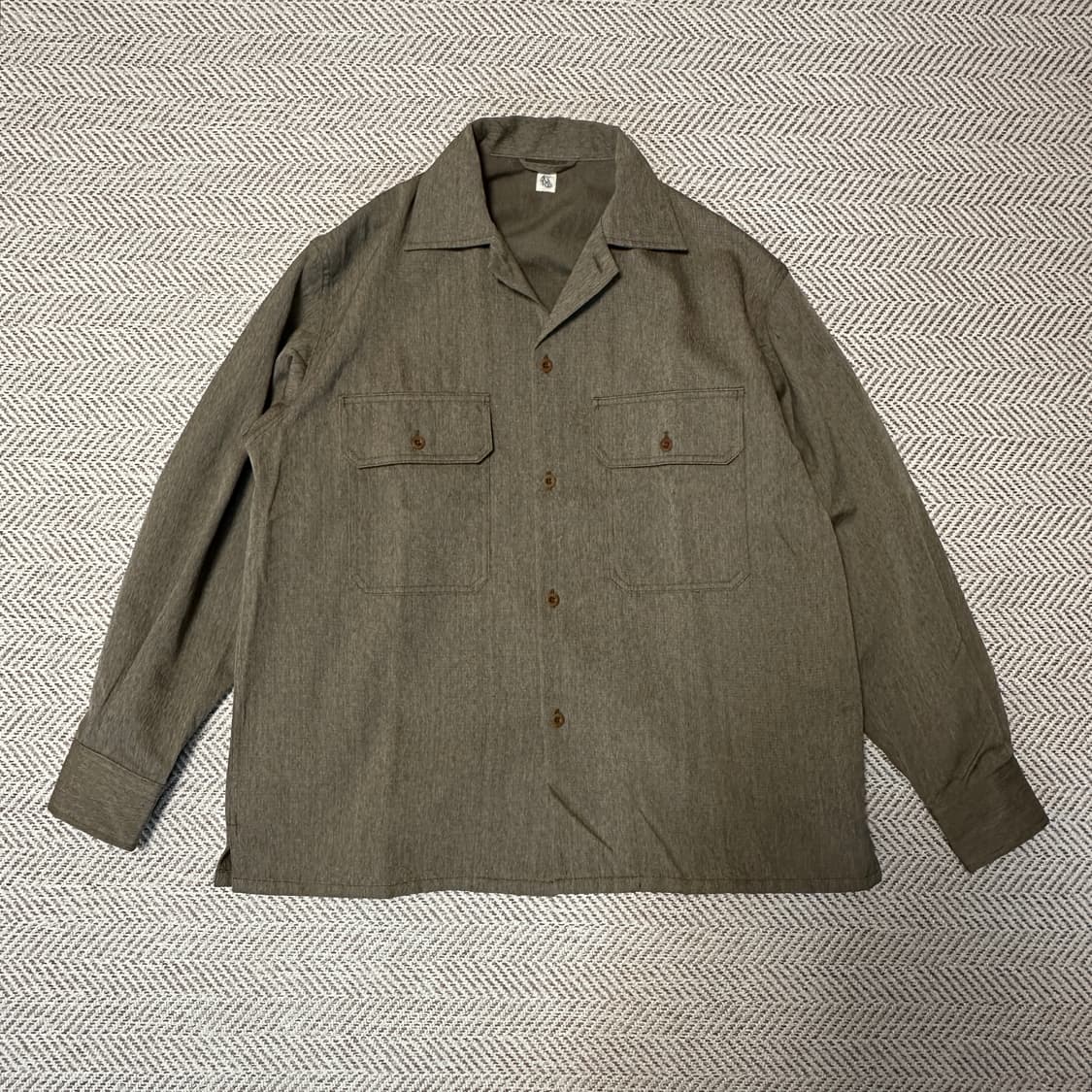 KAPTAIN SUNSHINE open collar shirt 상품이미지1