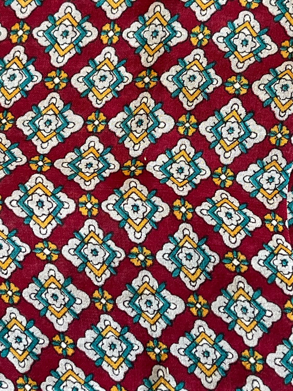 Vintage Japanese burgandy pattern dress 상품이미지4